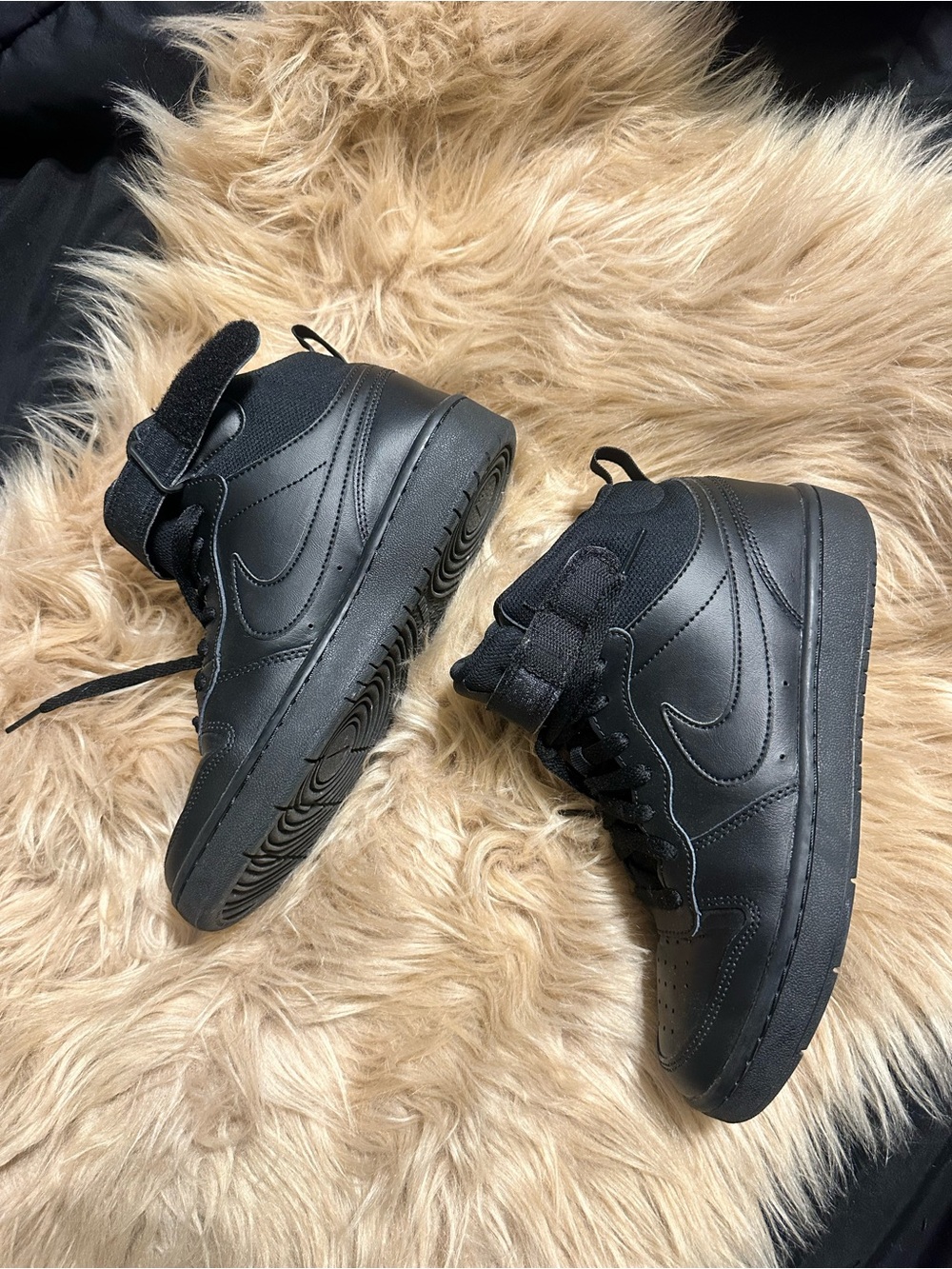 Nike Kids Black High-Top Sneaker